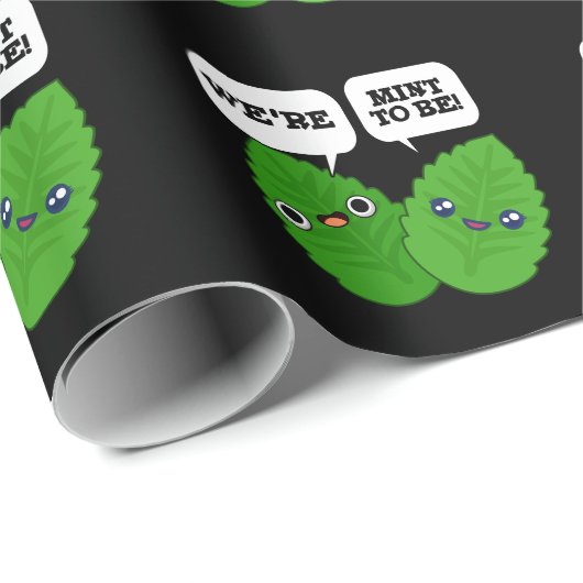 Es ist uns prächtig, ein lustiger Kräuterpun Dark Geschenkpapier (Rolleneckpunkt)