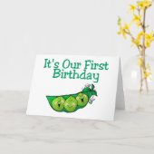 Es ist unser erster Geburtstag (2) Karte (Gelbe Blume)