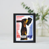 Es ist unser Krieg Postkarte (Stehend Vorderseite)