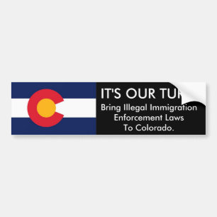 ES ist UNSERE DREHUNG, Colorado-Autoaufkleber Autoaufkleber