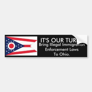 Es ist unsere Drehung, Ohio-Autoaufkleber Autoaufkleber
