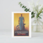 Es ist unsere Flagge. Kämpfe darum! Work_Propagand Postkarte (Stehend Vorderseite)