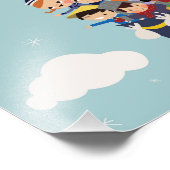 Es ist unsere kleine Welt Hot Air Ballon Kinder Fotodruck (Ecke)