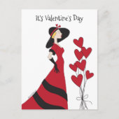 Es ist Valentinstag Postkarte (Vorderseite)