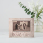 Es ist Vater, erklärt Wendy Postkarte (Stehend Vorderseite)