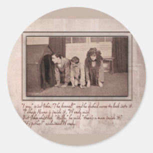 Es ist Vater, erklärt Wendy Runder Aufkleber