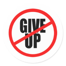 es ist verboten aufzugeben