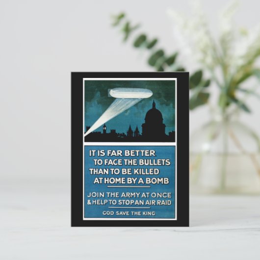 Es ist viel besser, den Kugeln zu begegnen... Postkarte (Stehend Vorderseite)