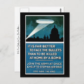 Es ist viel besser, den Kugeln zu begegnen... Postkarte (Vorne/Hinten)