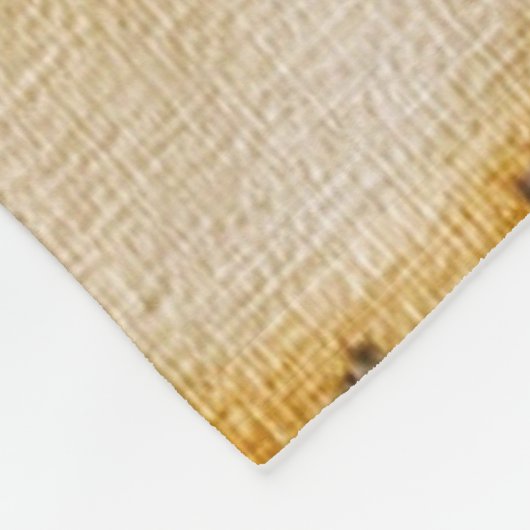 Es ist Vintag geschrieben Fleecedecke (Ecke)