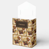 Es ist Vintag Zelt geschrieben Geschenkschachtel (Geöffnet)