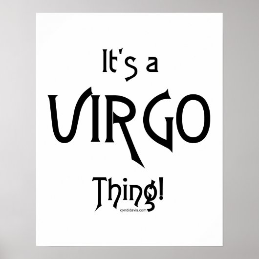 Es ist Virgo-Sache! Poster (Vorne)