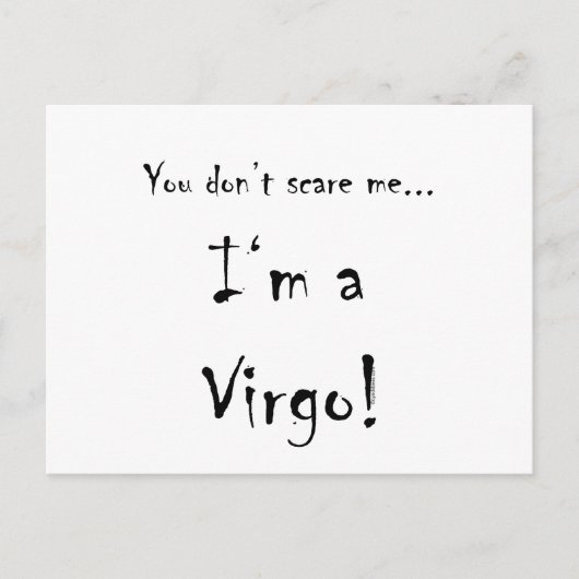 Es ist Virgo-Sache! Postkarte (Vorderseite)