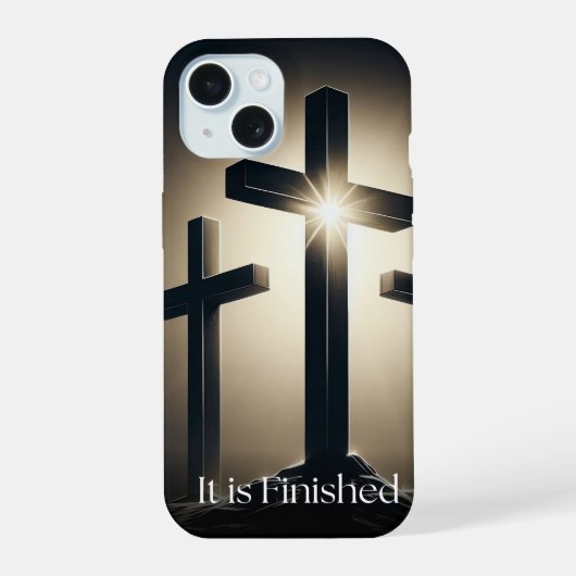 Es ist vollbracht Handyhülle iPhone 15 Hülle (Rückseite)