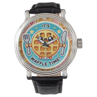 Es ist Waffelzeitüberwachung Armbanduhr