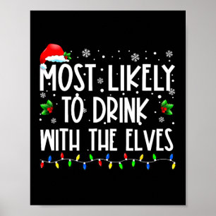 Es ist wahrscheinlich, dass Christma mit der Elfen Poster