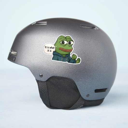 Es ist was es ist aufkleber (Helmseite)