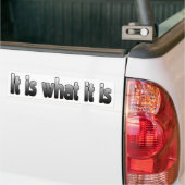 Es ist, was es ist autoaufkleber (Auf Lkw)