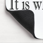 Es ist, was es ist mousepad (Ecke)