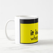 es ist…, was es ist! Tasse (Links)