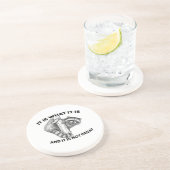 Es ist, was es ist, und es ist nicht groß Raccoon Getränkeuntersetzer (Seite)