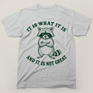 Es ist was es ist und es ist nicht großartig Wasch T-Shirt