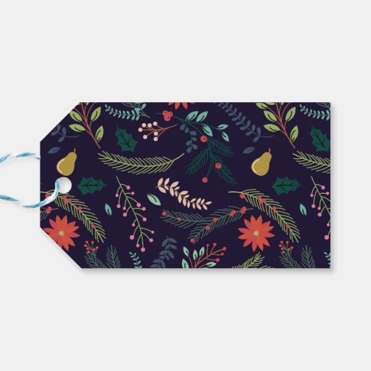 Es ist Weihnachtsgeschenk-Tag Geschenkanhänger (Rückseite Horizontal)