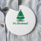 Es ist Weihnachtsknopf Button (Beispiel)