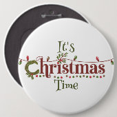 Es ist Weihnachtszeit Button (Vorne & Hinten)