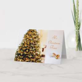 Es ist Weihnachtszeit-Karte Feiertagskarte