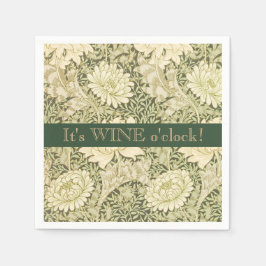 Es ist Wein O'clock Cocktail Serviette