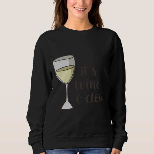 Es ist Wein oder Uhr 98 Sweatshirt (Vorderseite)