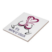 Es ist Wein oder Uhr Fliese (Seite)