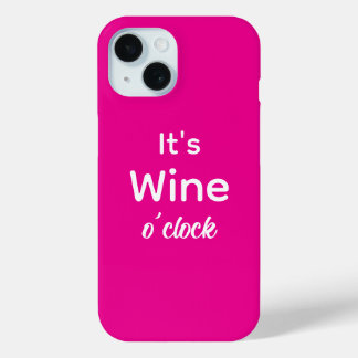 Es ist Weinzeit rosa Handyhülle Case-Mate iPhone Hülle
