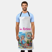 Es ist Weinzeit Schürze (Getragen)
