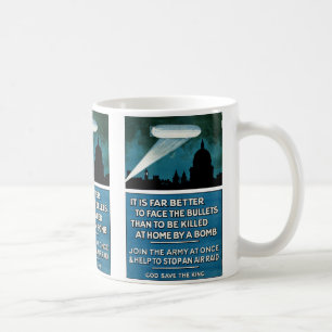 Es ist weit besser, den Kugeln ins Gesicht zu sehe Kaffeetasse