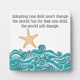 Es ist wichtig für diesen einen Starfish Fotoplatte