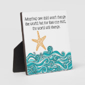 Es ist wichtig für diesen einen Starfish Fotoplatte (Vorderseite)