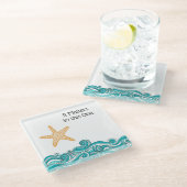 Es ist wichtig für diesen einen Starfish Glasuntersetzer (Schrägansicht)