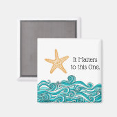 Es ist wichtig für diesen einen Starfish Magnet (Vorderseite/Rückseite)