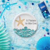 Es ist wichtig für diesen einen Starfish Pappteller (Party)