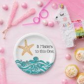 Es ist wichtig für diesen einen Starfish Pappteller (Party)