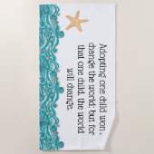 Es ist wichtig für diesen einen Starfish Strandtuch (Vorderseite)