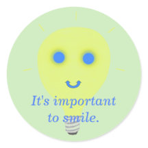 Es ist wichtig zu lächeln, Brillenaufkleber zu seh
