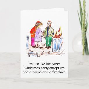 Es ist wie im letzten Party. Feiertagskarte