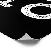 Es ist wie zu Menschen draußen Poster (Ecke)