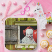 Es ist wieder dieser Clown. Pappteller (Party)