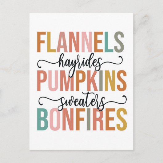 Es ist wieder Fall Postkarte (Vorderseite)