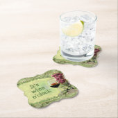 Es ist Wine O'Clock Untersetzer (Vor Ort)