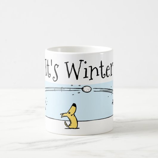 Es ist Winter Coffee Tasse (Mittel)
